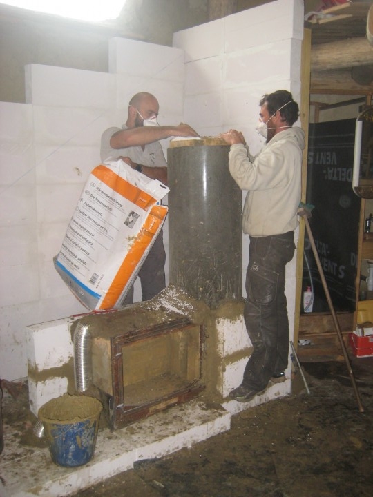 versement de la vermiculite
