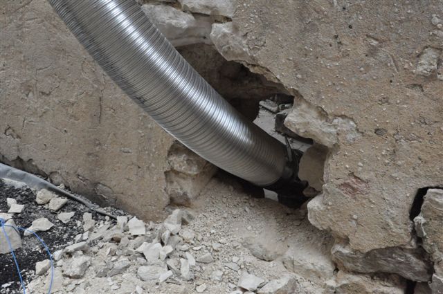 Conduit d'évacuation