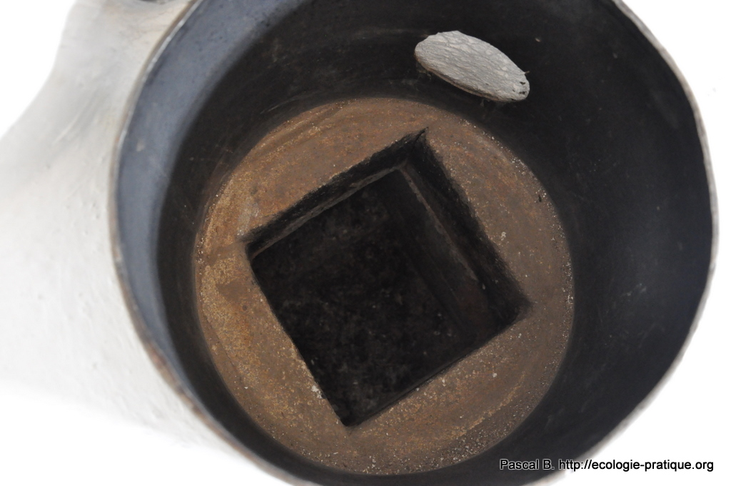 Rocket stove - Finition chaux aérienne